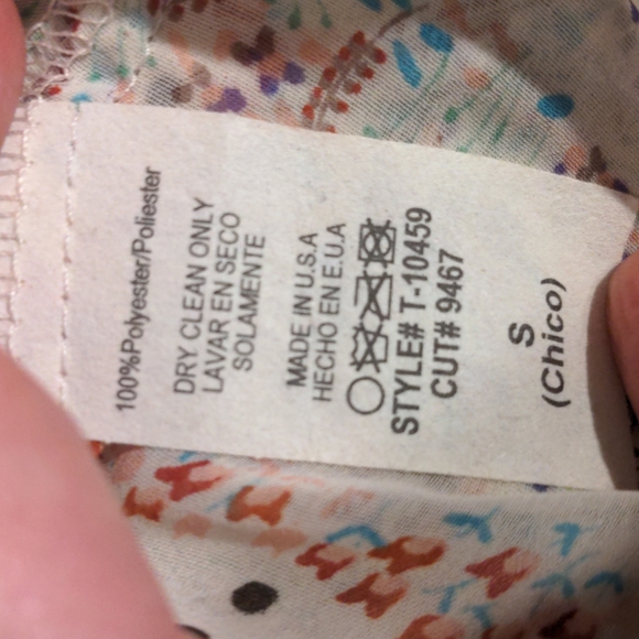 ❤️ Kaitlyn Beautiful Summer Blouse Sz Sm - Picture 7 of 8